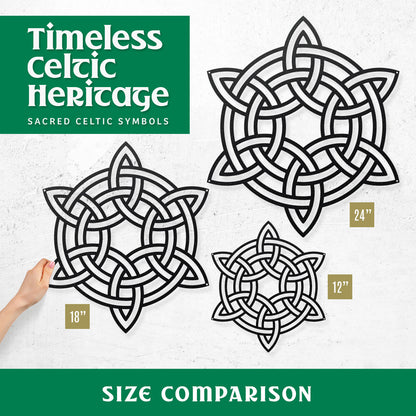 Celtic Knot Symbols Metal Wall Art – Timeless Celtic Symbols | Made in USA - RealSteel Center