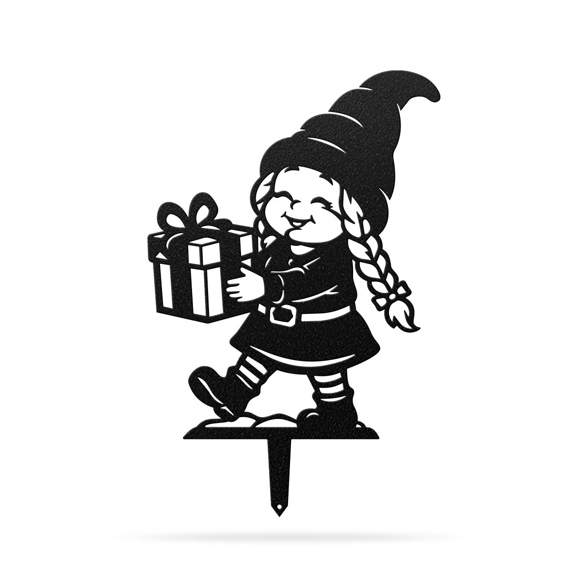 Christmas Gnomes Garden Stakes Gift-Giving Gnome-12