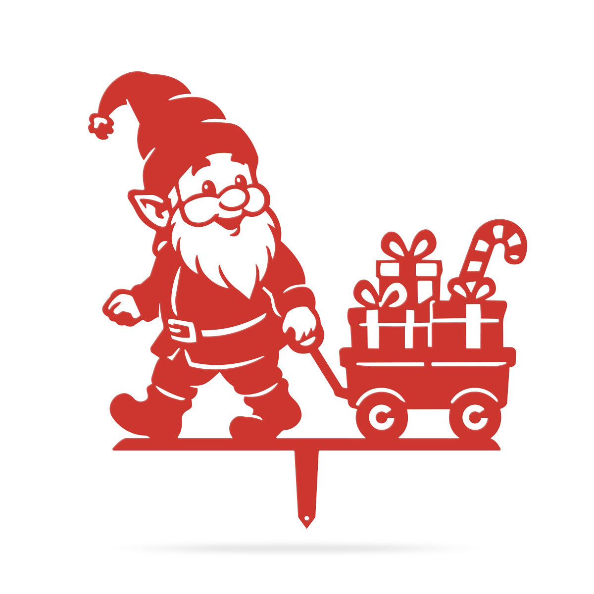 Christmas Gnomes Garden Stakes