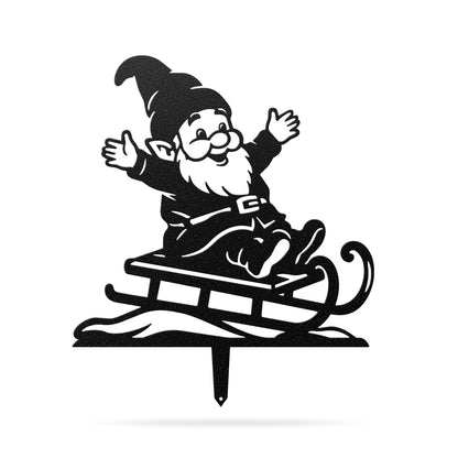 Christmas Gnomes Garden Stakes
