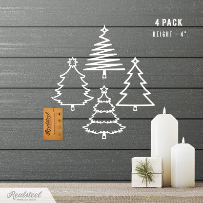 Christmas Tree Ornaments White - RealSteel Center