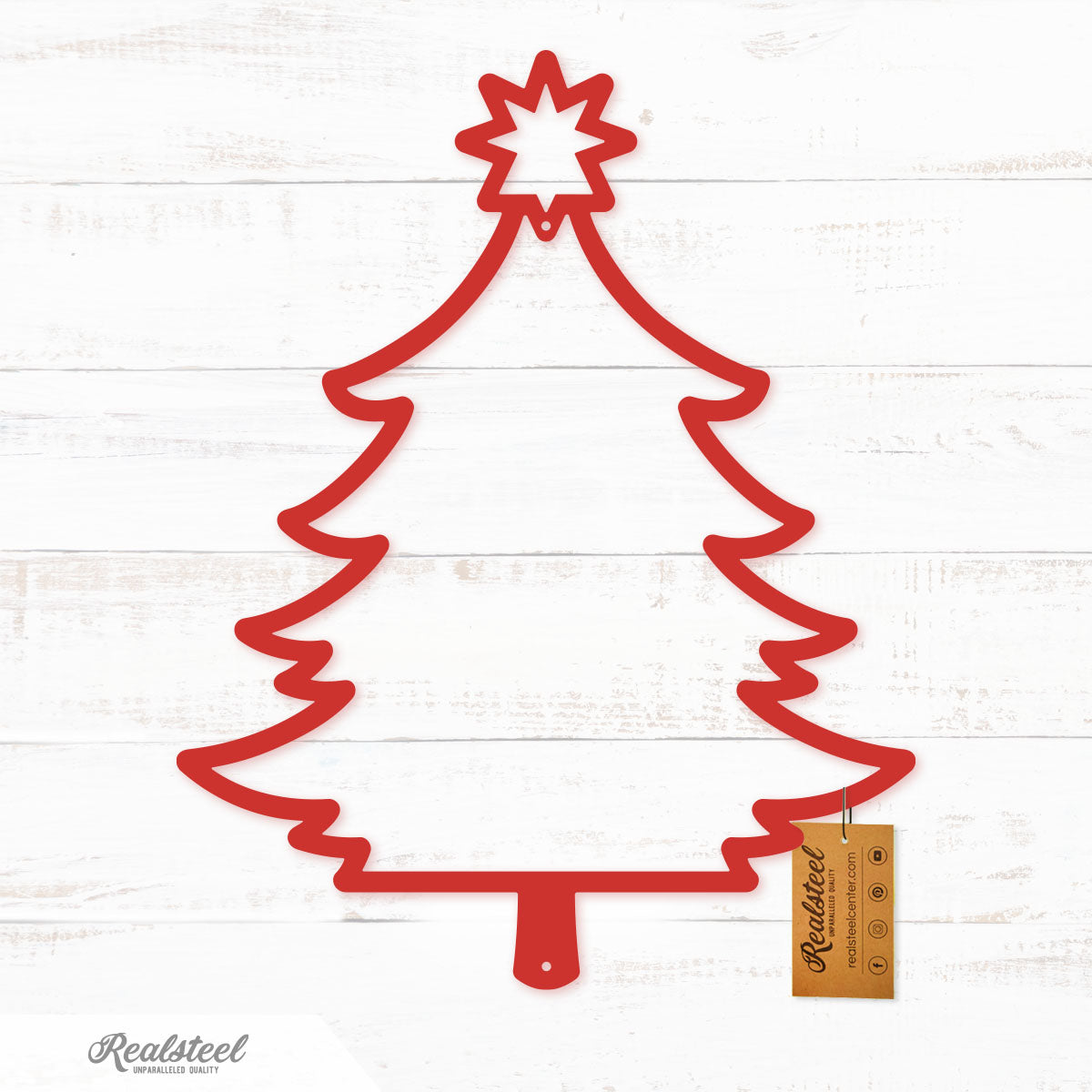 Choose Your Christmas Tree Design Type 2 / 12" / Red - RealSteel Center