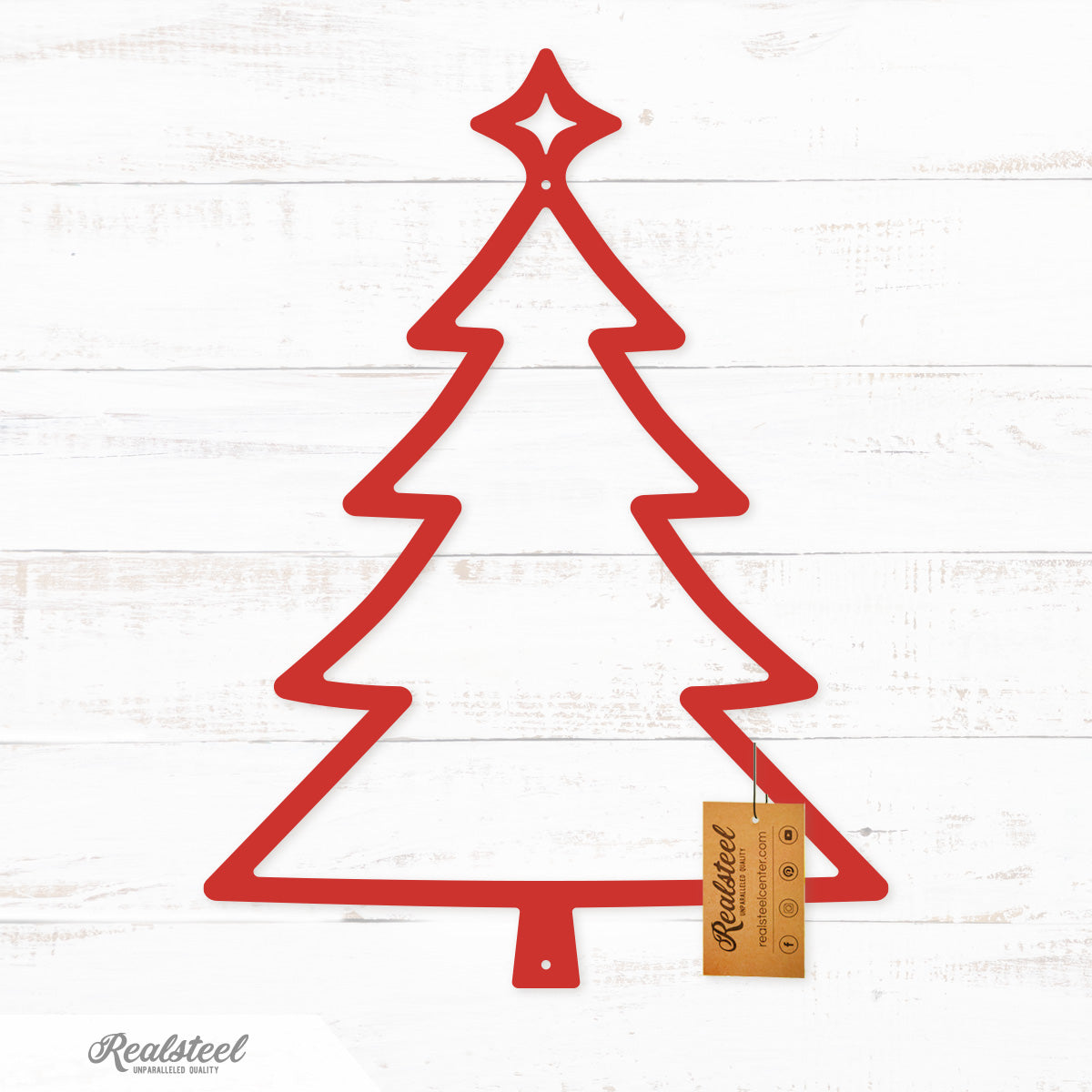 Choose Your Christmas Tree Design Type 1 / 12" / Red - RealSteel Center