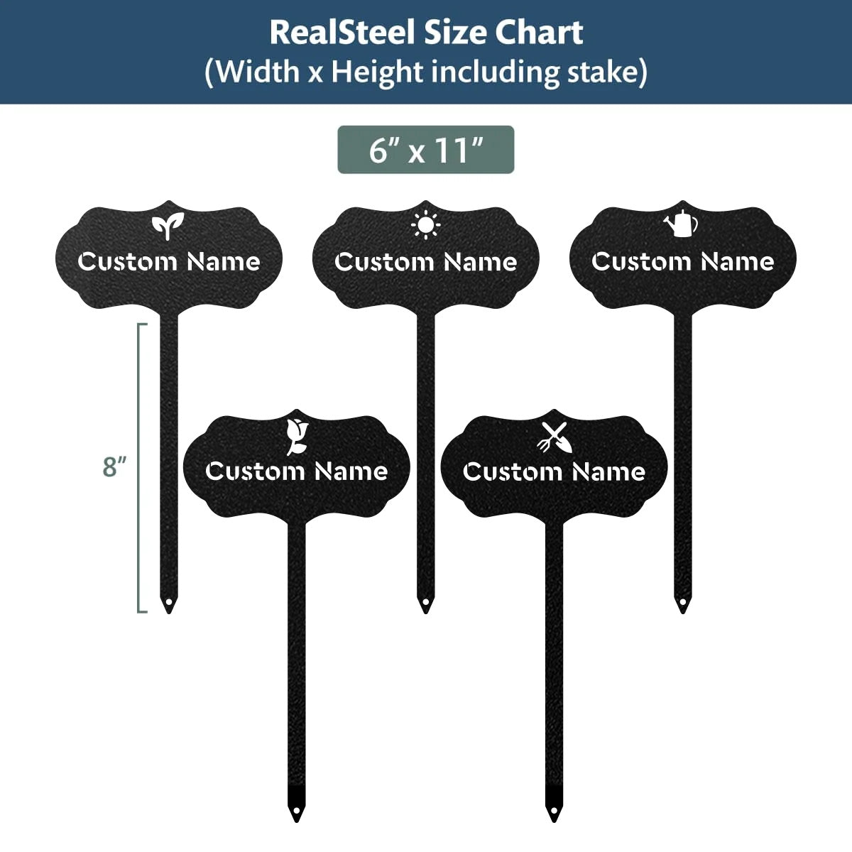 Custom Seed & Plant Markers - RealSteel Center