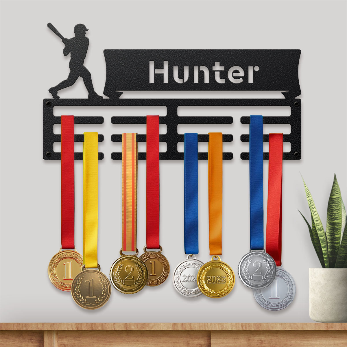 Customized Name Medal Hanger - RealSteel Center