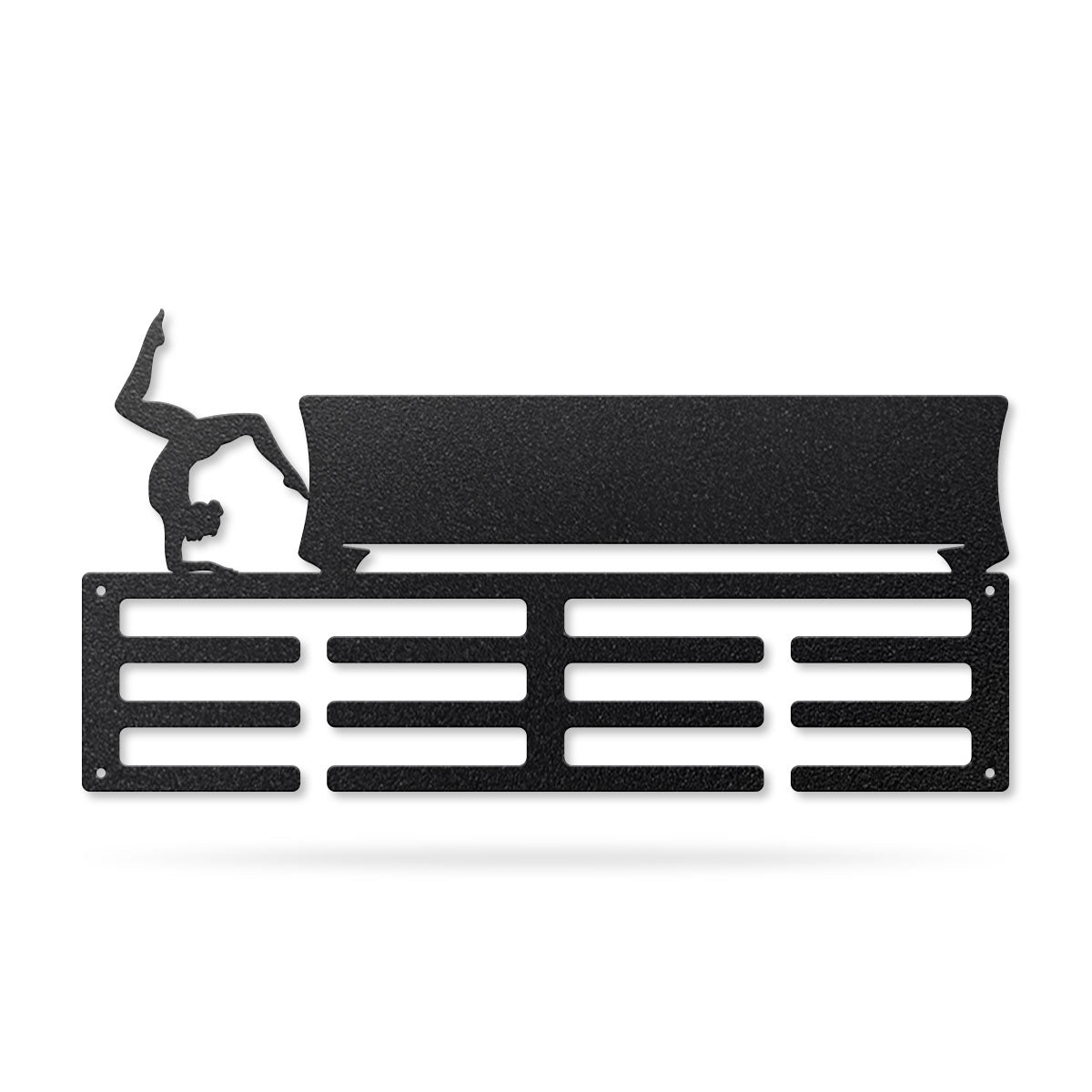 Customized Name Medal Hanger Gymnastics / Black - RealSteel Center