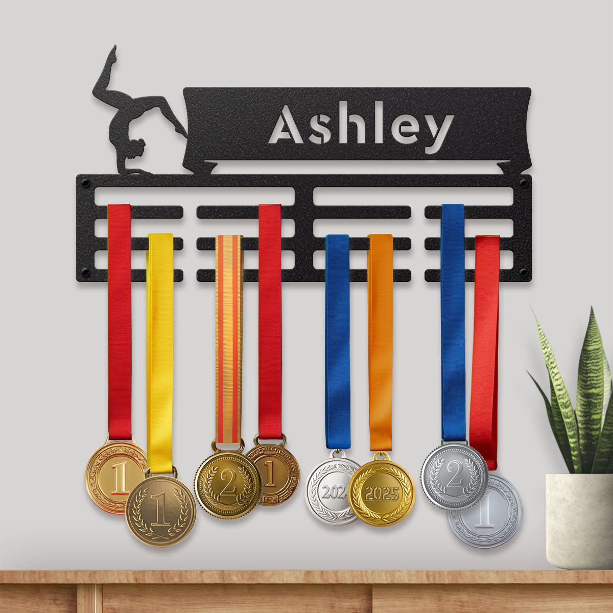 Customized Name Medal Hanger - RealSteel Center