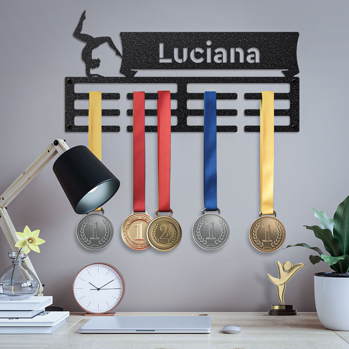 Customized Name Medal Hanger - RealSteel Center
