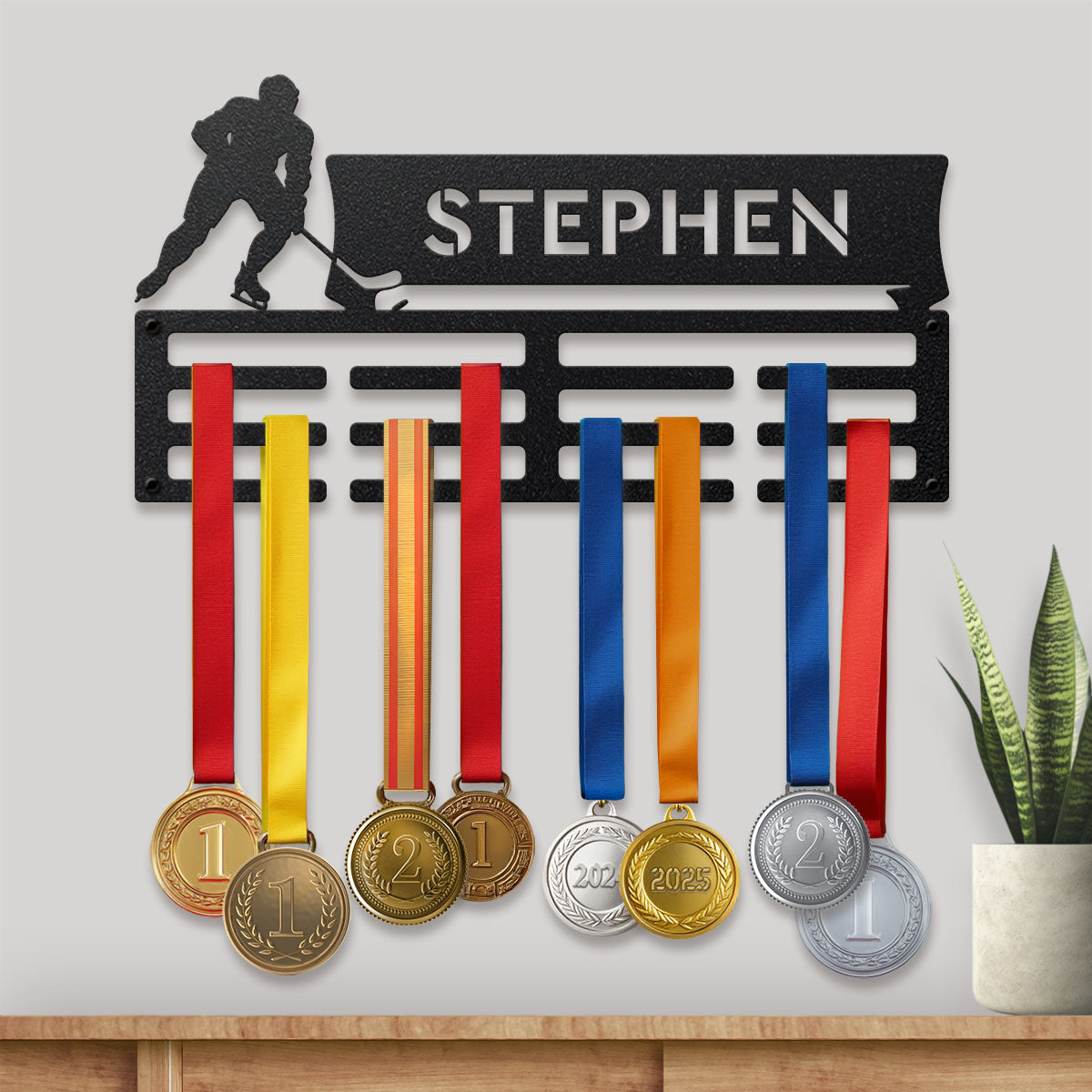 Customized Name Medal Hanger - RealSteel Center