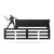 Customized Name Medal Hanger Tennis / Black - RealSteel Center