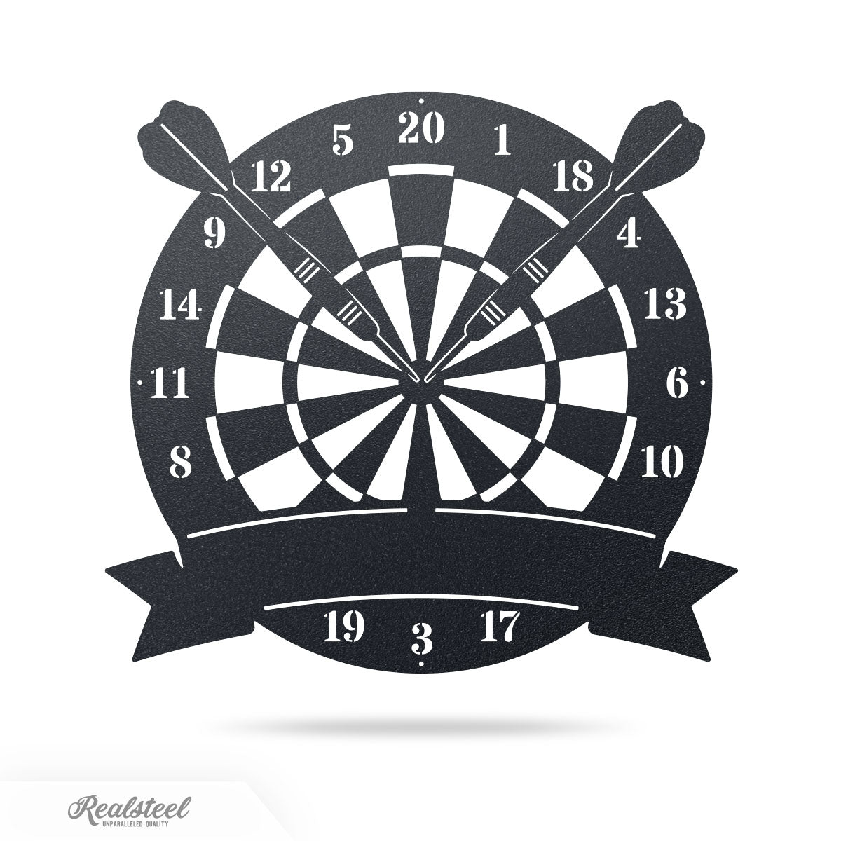 Dart Board Monogram - RealSteel Center