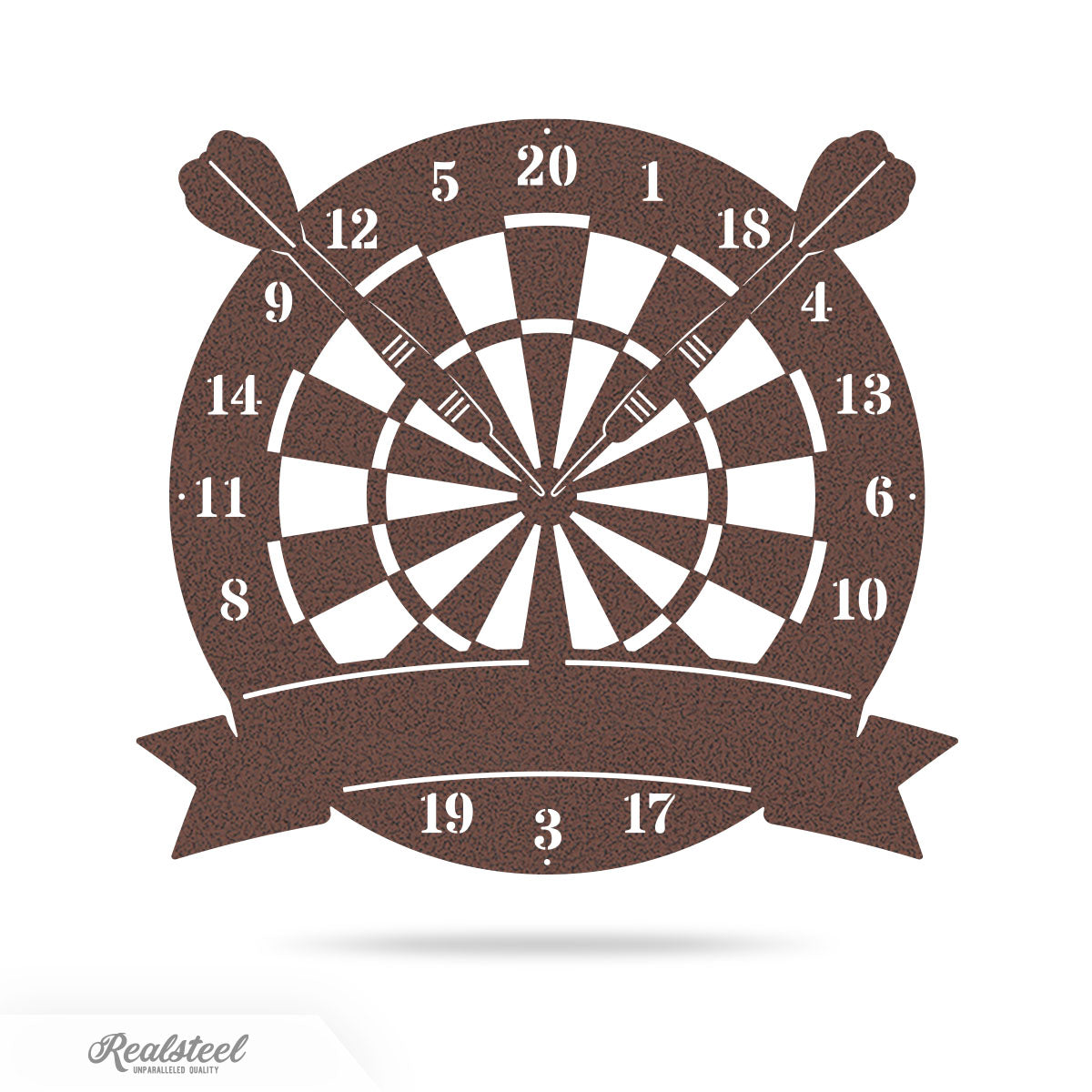 Dart Board Monogram 14" / Penny Vein - RealSteel Center