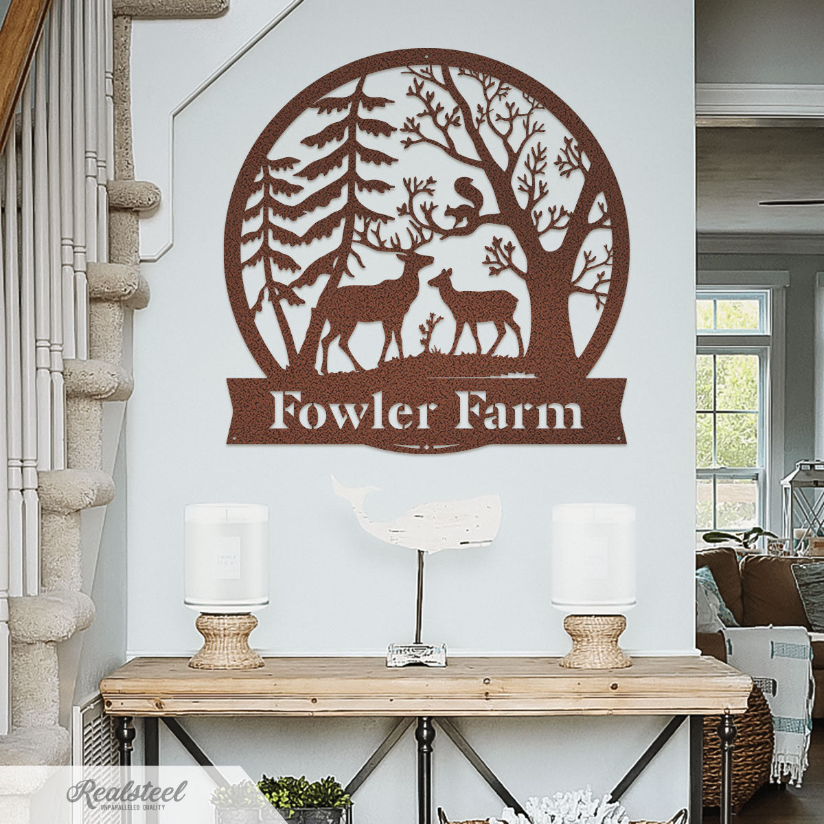 Forest Deer Monogram - RealSteel Center