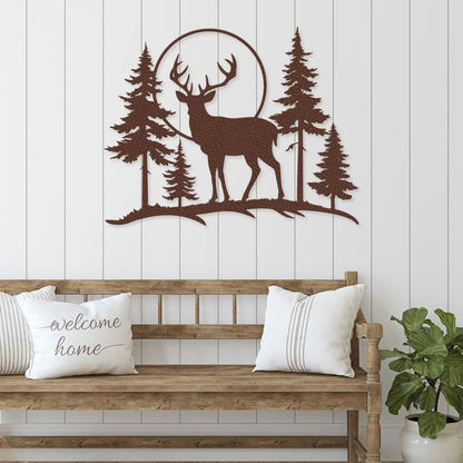 Deer Sunset Wall Decor - RealSteel Center