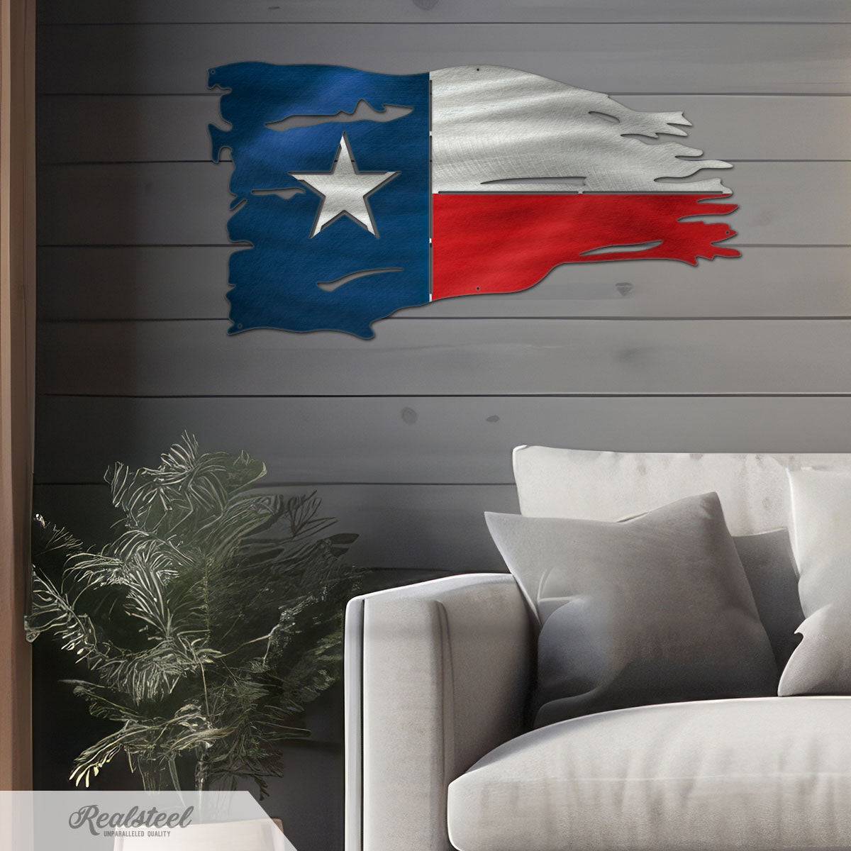 Distressed Texas Flag - RealSteel Center