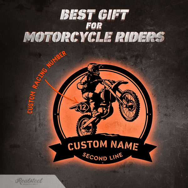 Dirt Bike Motocross Monogram - RealSteel Center