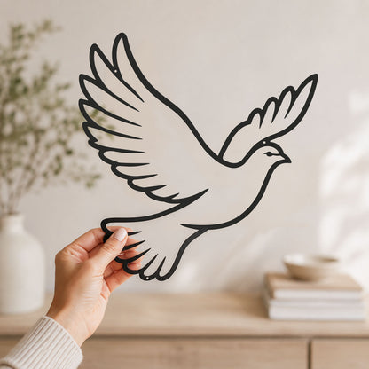 Flying Doves Metal Wall Art