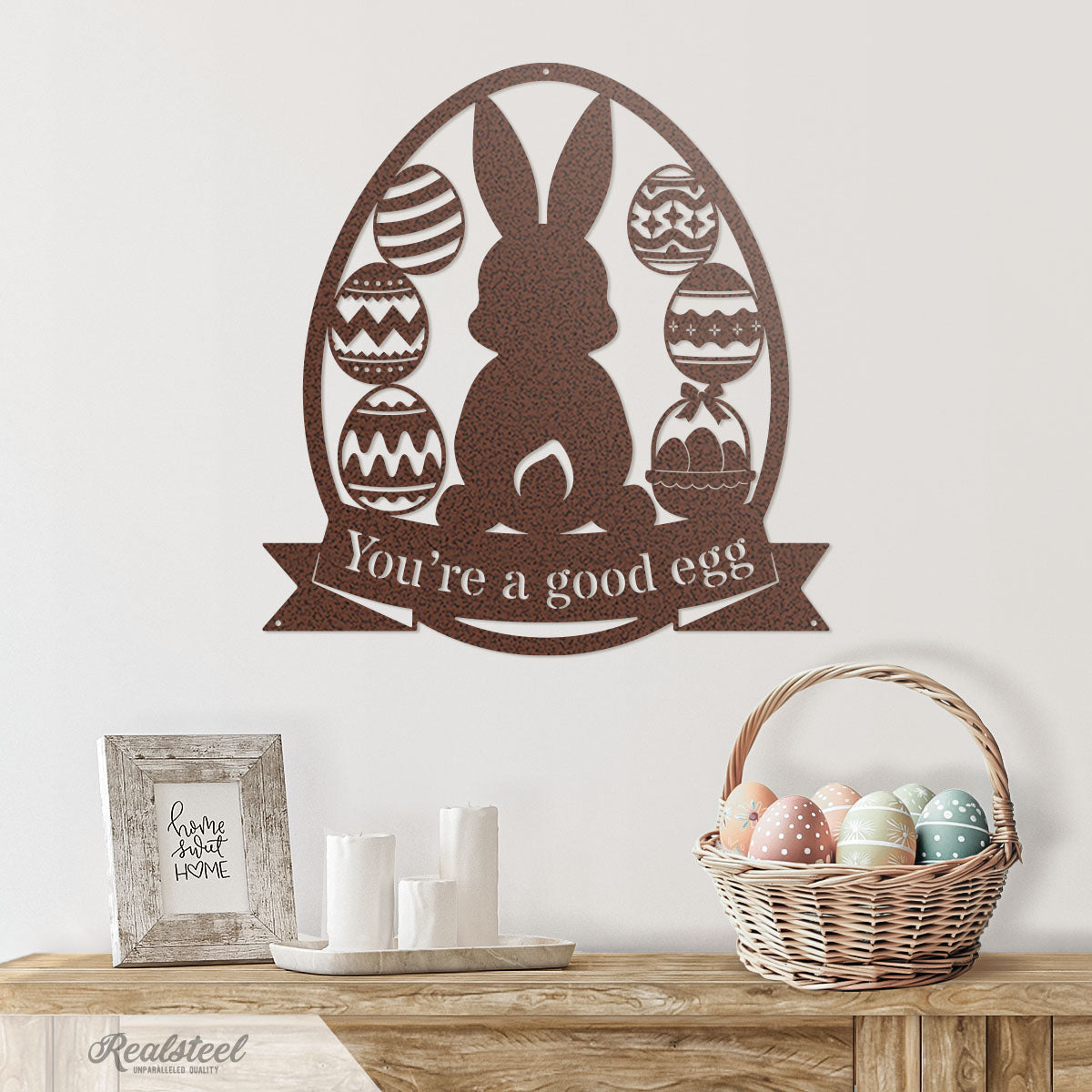 Easter Basket Bunny Monogram - RealSteel Center