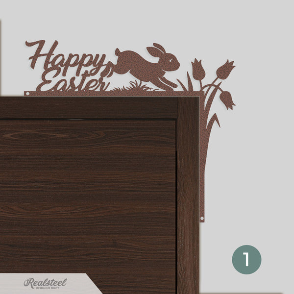 Easter Door Corner Decor Version 1 - 10"x12" / Penny Vein - RealSteel Center