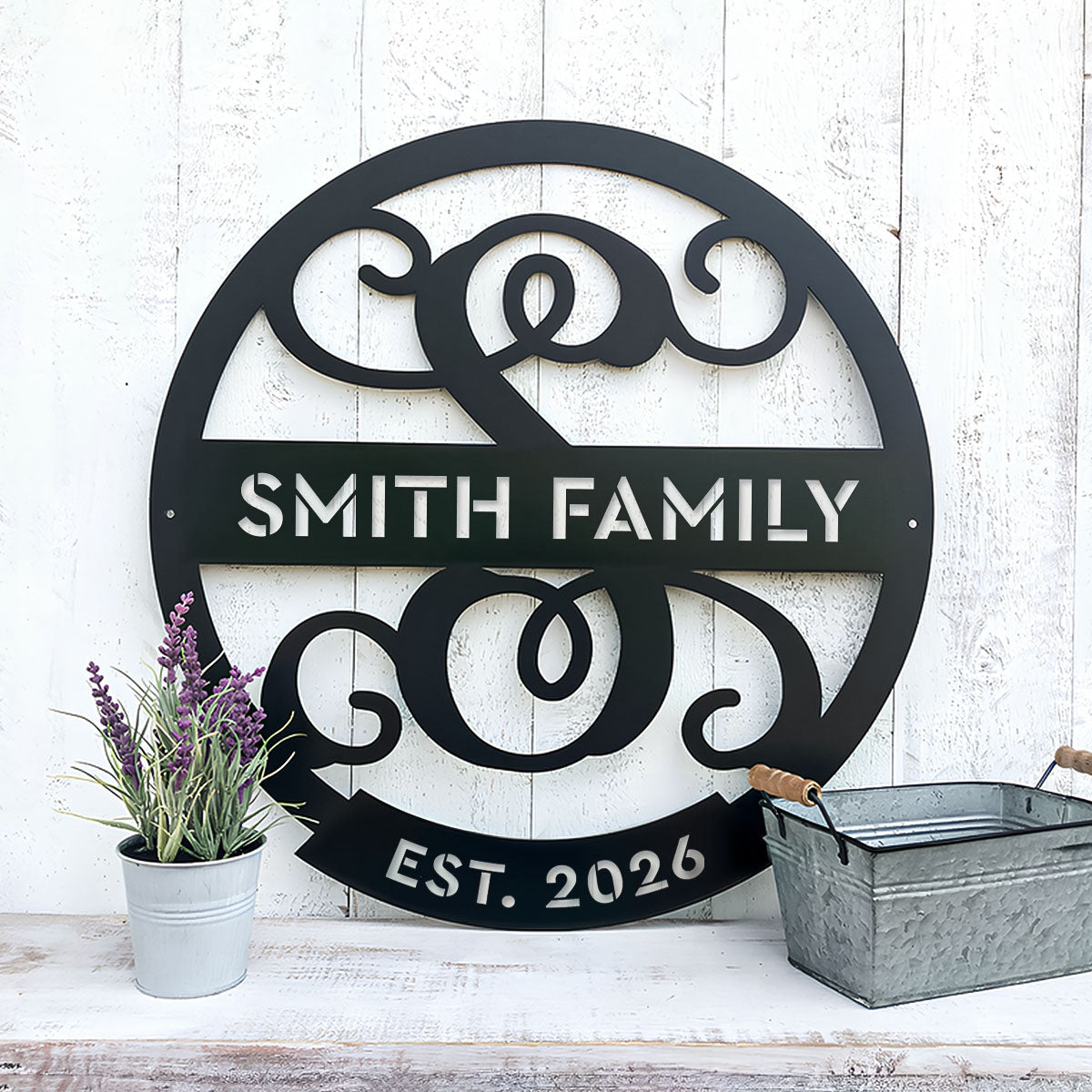 Family Name Monogram - RealSteel Center