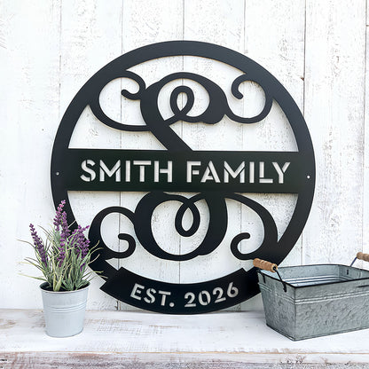 Family Name Monogram - RealSteel Center