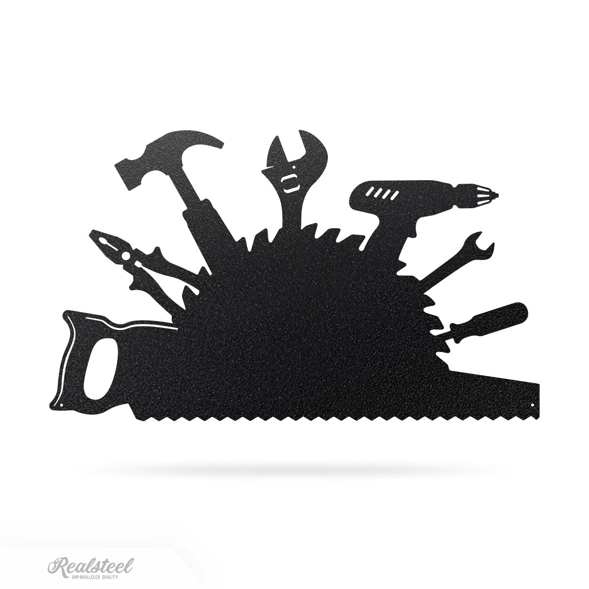 Garage Tools Monogram 10" x 18" / Black - RealSteel Center