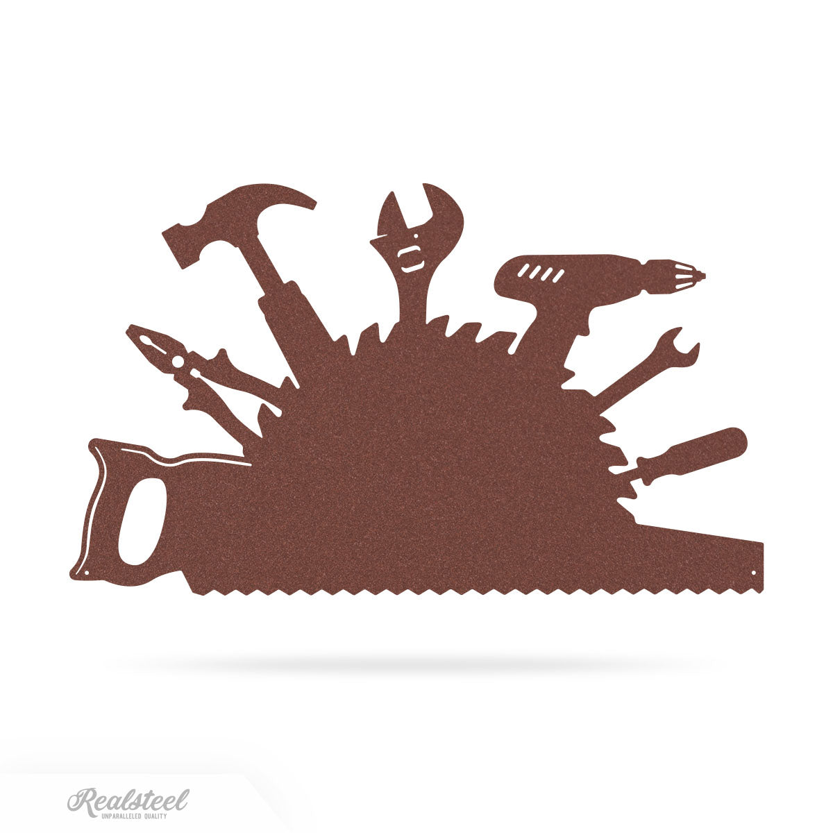 Garage Tools Monogram 10" x 18" / Rust - RealSteel Center