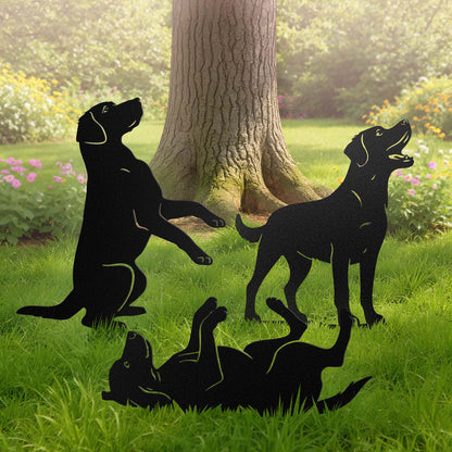 Garden Art - Dog Stakes 3 Pack - RealSteel Center