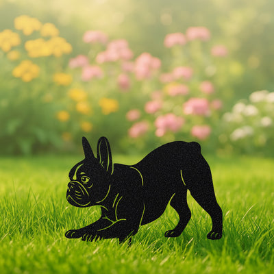 Garden Art - French Bulldog Stakes 3 Pack