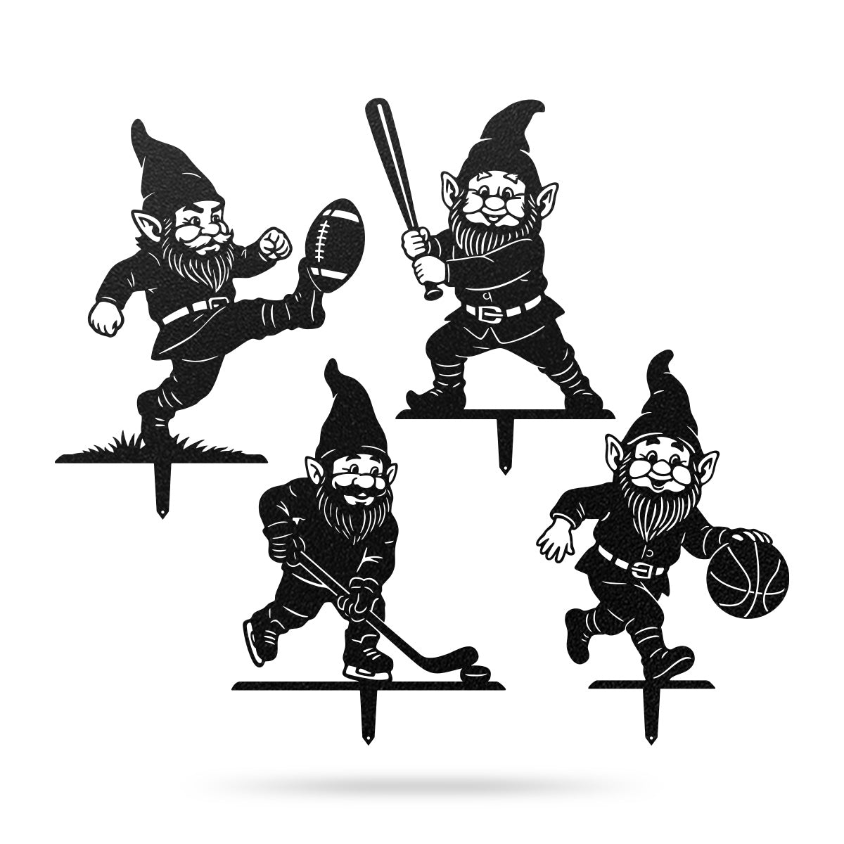 Garden Sports Gnome Yard Set - 4 Pack