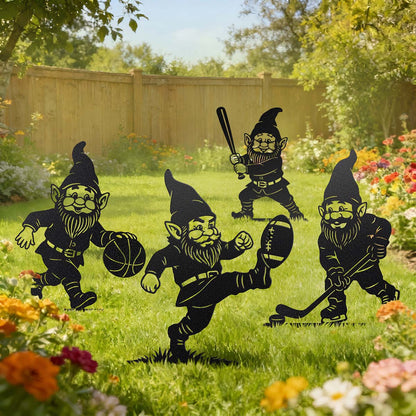Garden Sports Gnome Yard Set - 4 Pack - RealSteel Center