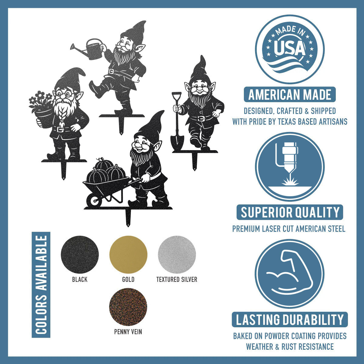 Garden Working Gnome Yard Set - 4 Pack - RealSteel Center