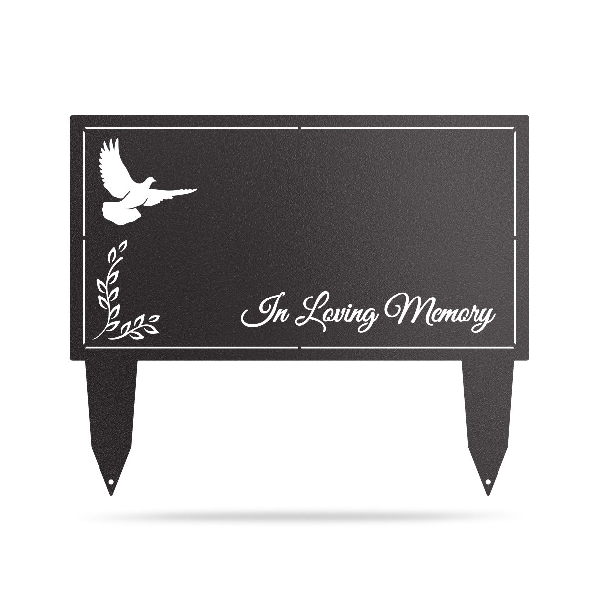 Memorial Grave Stakes Faith / Black / 20”x 24" - RealSteel Center