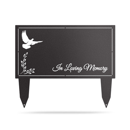 Memorial Grave Stakes Faith / Black / 20”x 24" - RealSteel Center