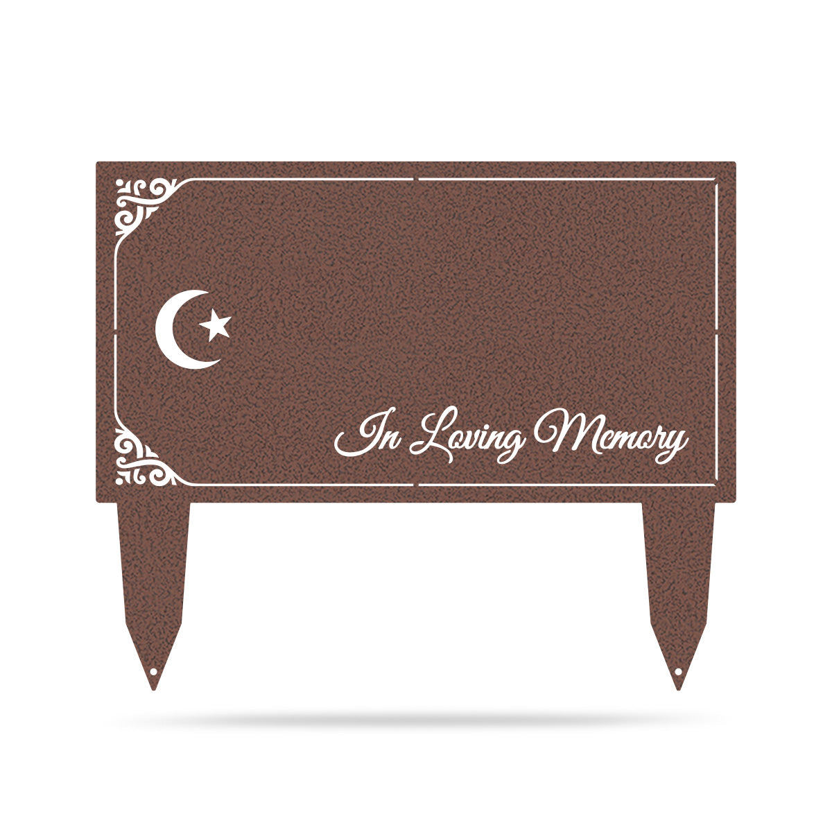 Memorial Grave Stakes Islamic Faith / Penny Vein / 20”x 24" - RealSteel Center