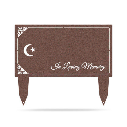 Memorial Grave Stakes Islamic Faith / Penny Vein / 20”x 24" - RealSteel Center