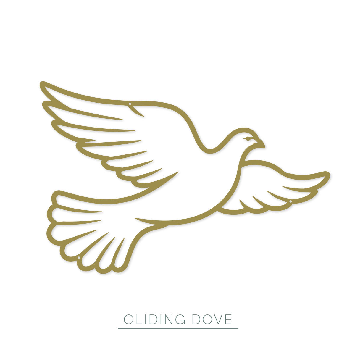 Flying Doves Metal Wall Art