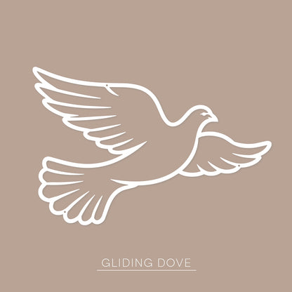 Flying Doves Metal Wall Art