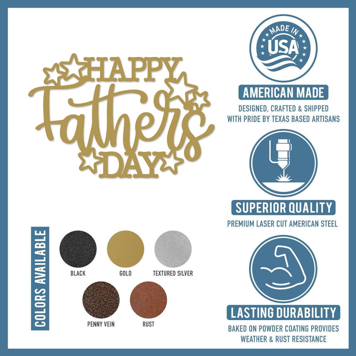 Happy Father's Day Wall Art - RealSteel Center