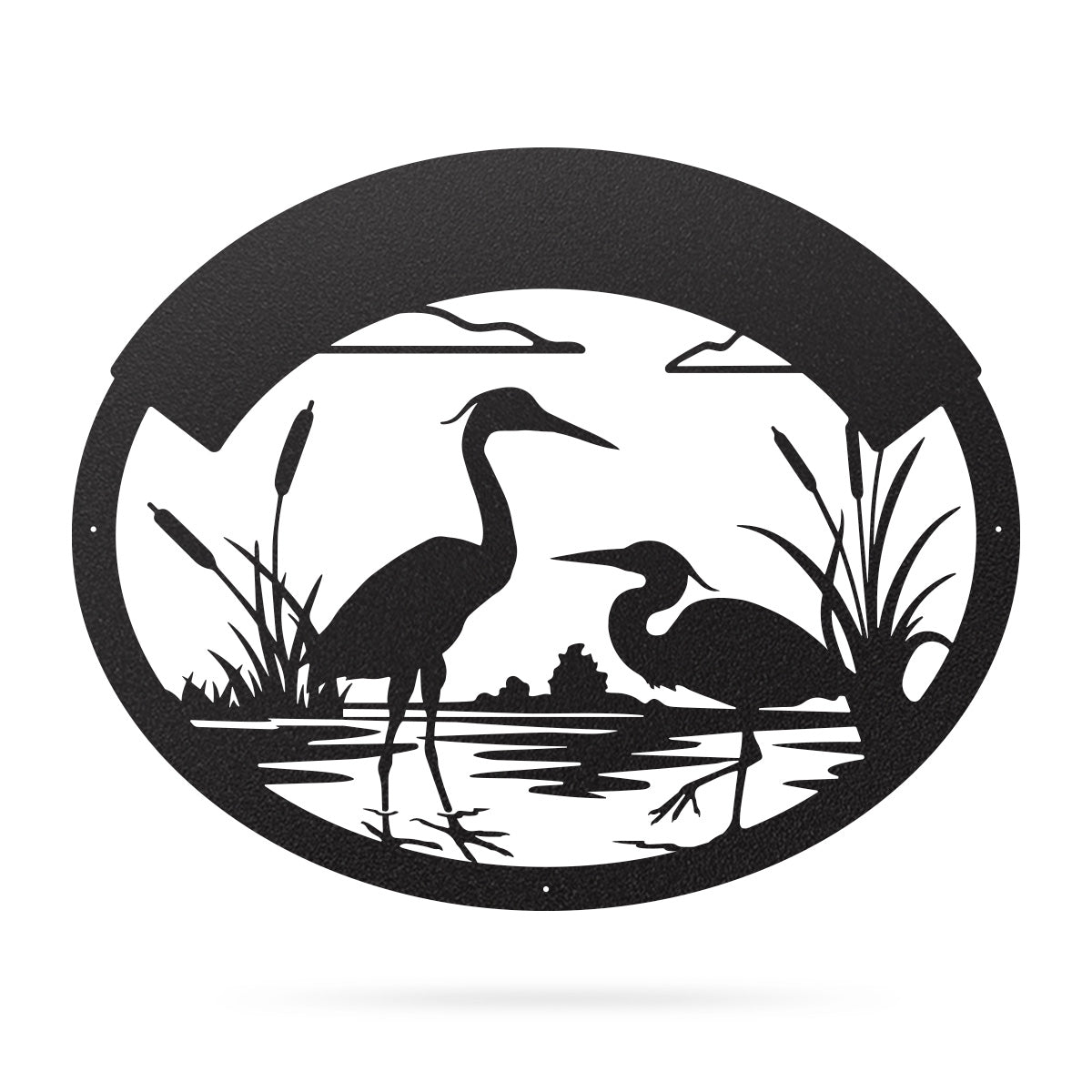 Herons Monogram 16"x20" / Black - RealSteel Center