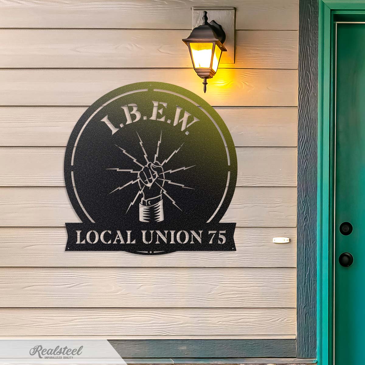 International Brotherhood of Electrical Workers (I.B.E.W) Monogram - RealSteel Center