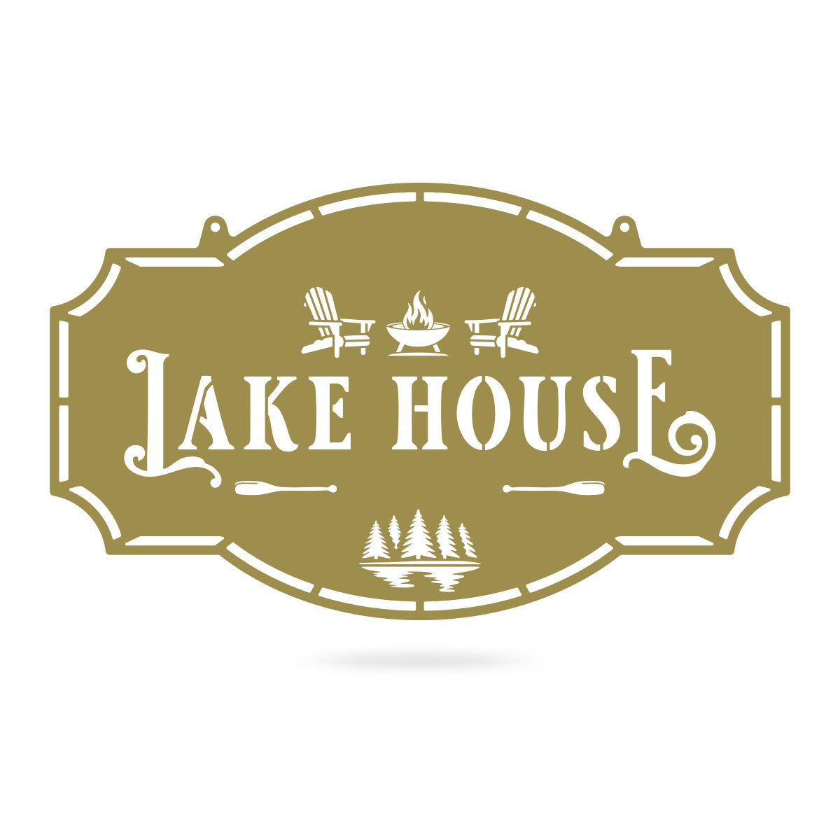 Lake House Monogram - Custom Cabin & Lake House Decor Forest and Lake / 14