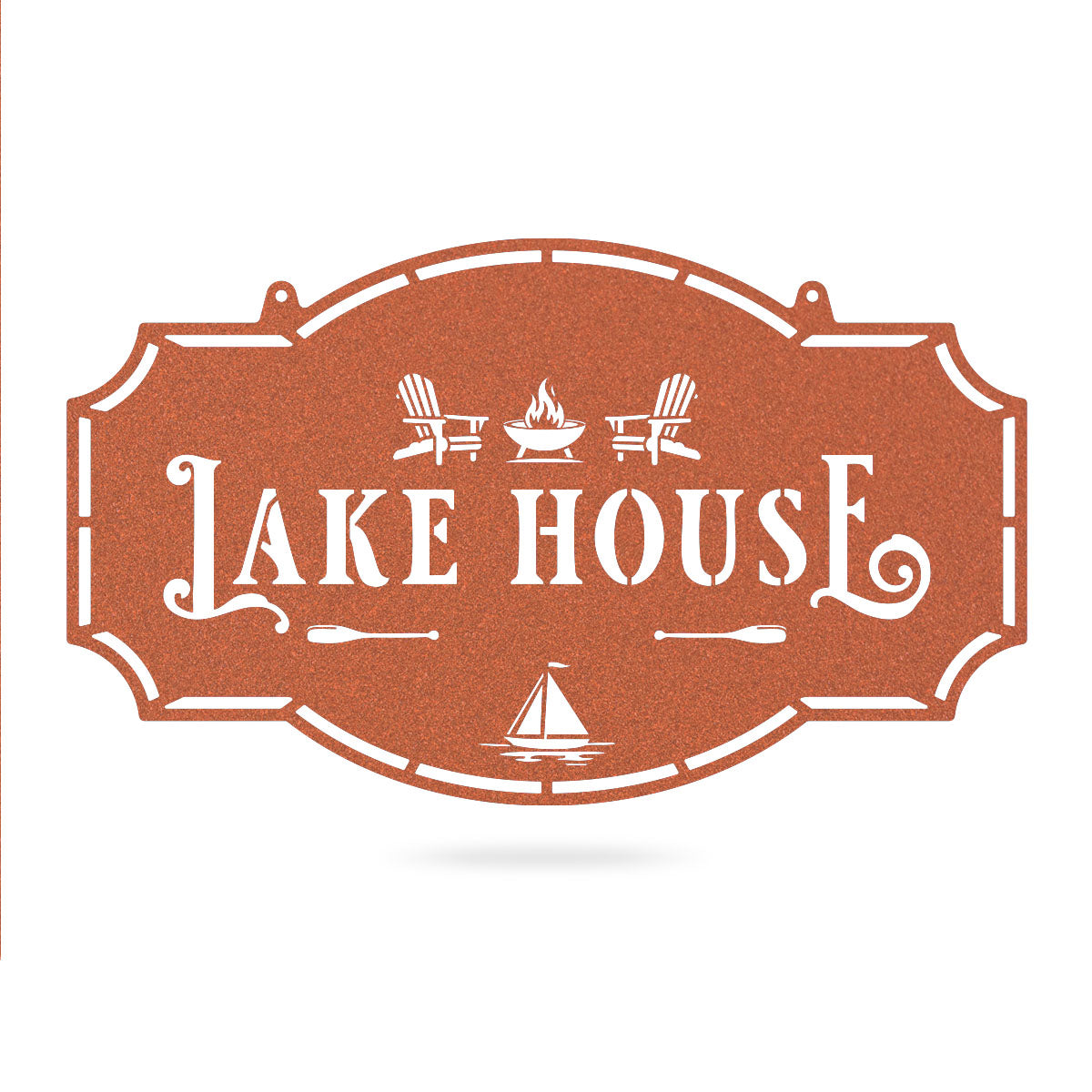 Lake House Monogram - Custom Cabin & Lake House Decor Sailboat / 14