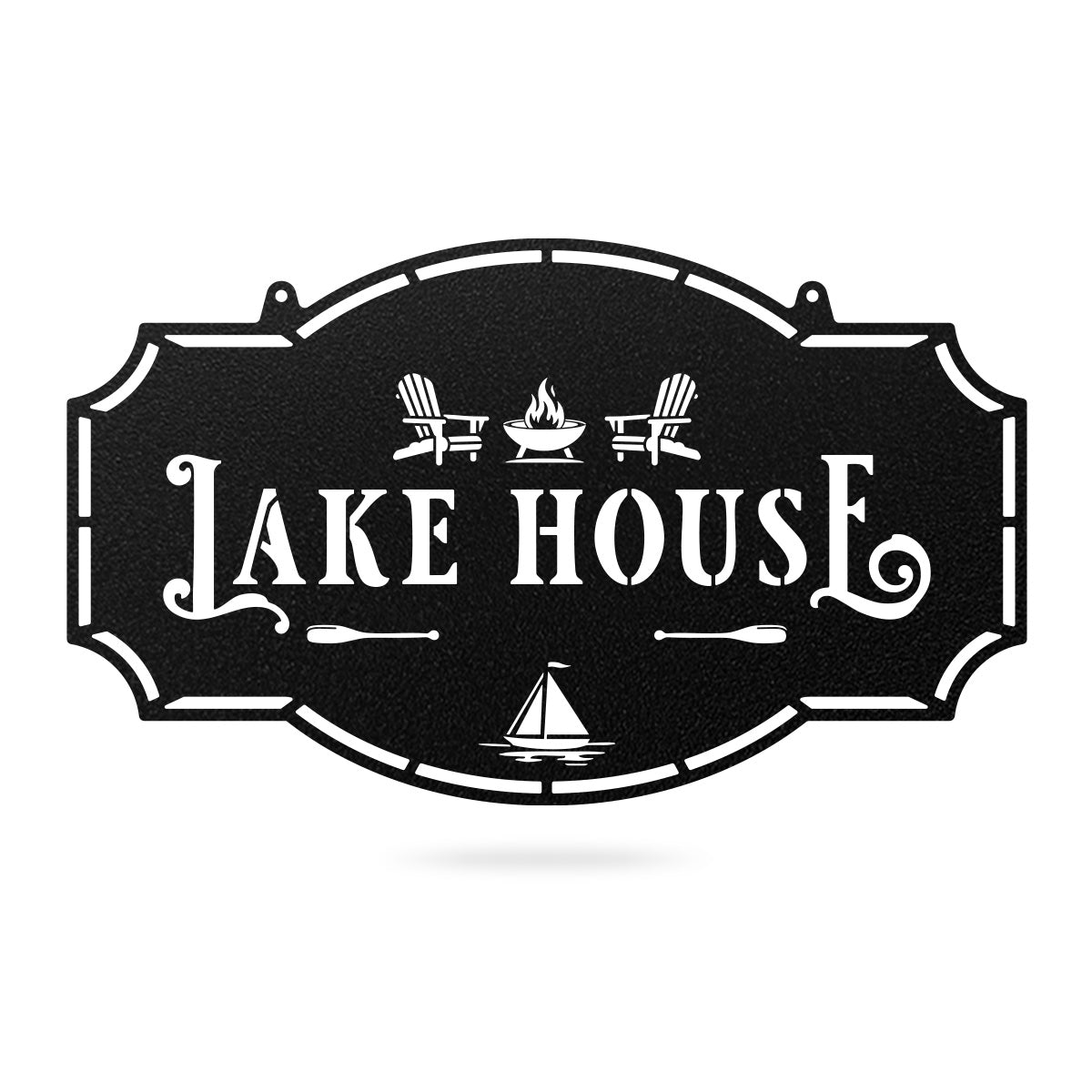 Lake House Monogram - Custom Cabin & Lake House Decor Sailboat / 14