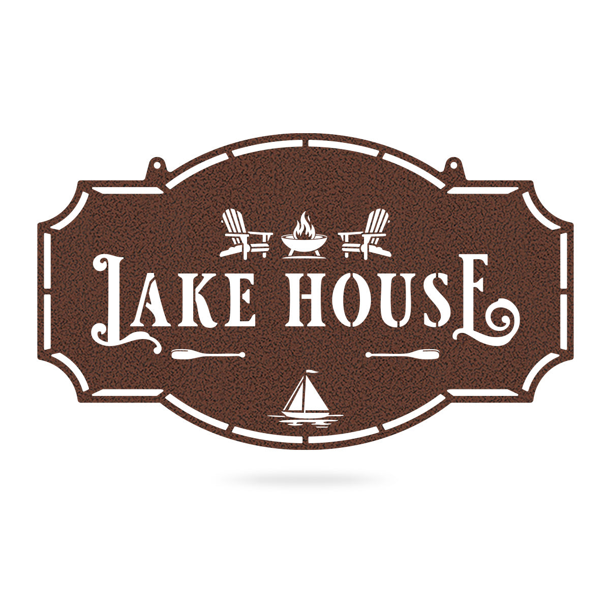 Lake House Monogram - Custom Cabin & Lake House Decor Sailboat / 14
