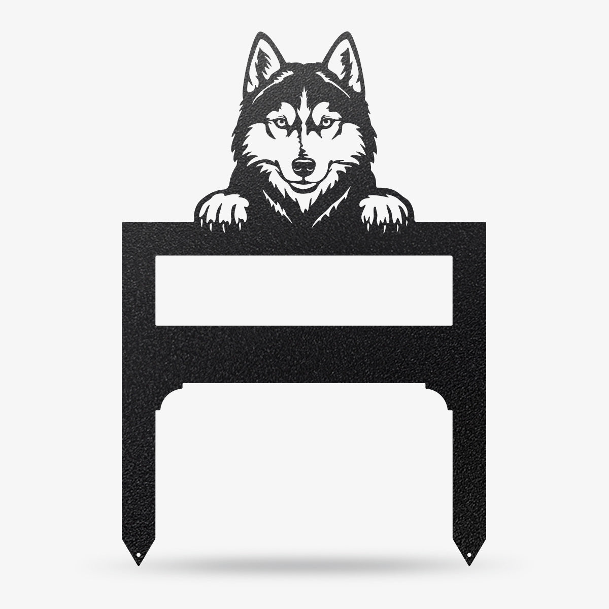 Lawn Address Dog Monogram Yard Stake - RealSteel Center