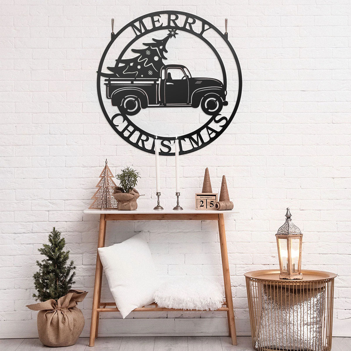 Truck Hauling Christmas Tree - RealSteel Center