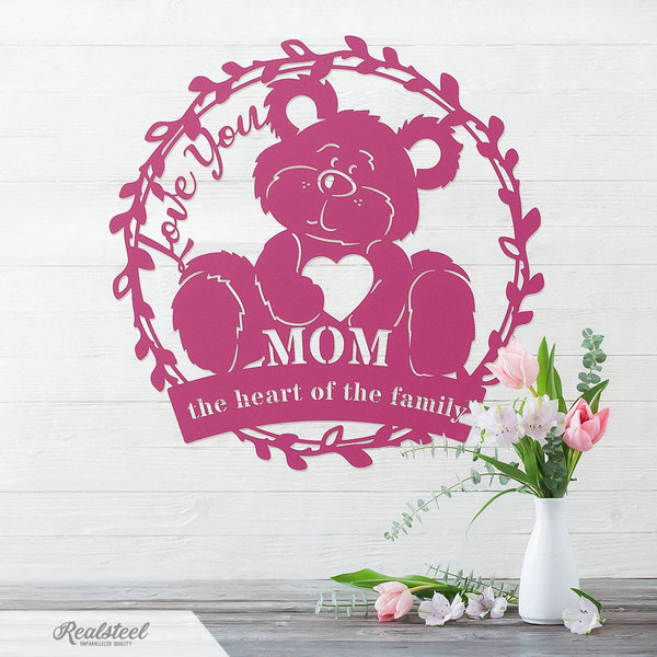 Love You Mom Monogram - RealSteel Center