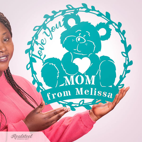 Love You Mom Monogram - RealSteel Center