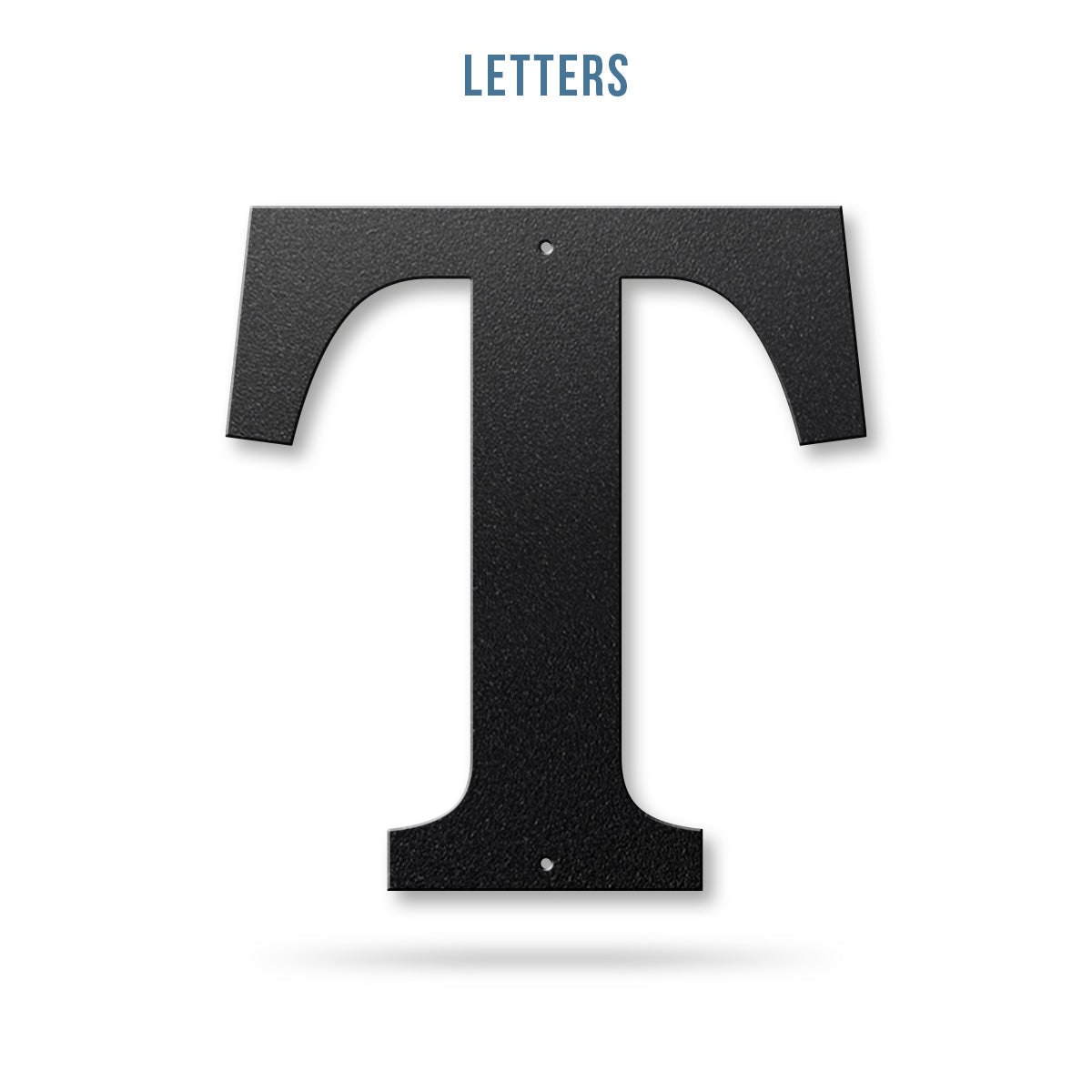 Metal House Numbers and Letters (12") – Individual Address Symbols and Characters for Home or Business